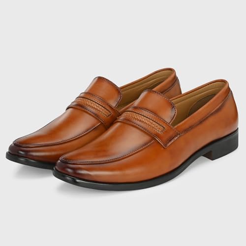 Image of Centrino Mens 6537 Formal Shoe for Men | Soft Cushioned Insole for All-Day Comfort | Stylish & Elegant Design | Perfect for Office, Business Casual & Formal Attire 6537-1 Black 11