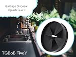 2 Pack Garbage Disposal Splash Guard, Removable Quiet Collar Drain Plugs, for InSinkErator Evolution Series QCB-AM Sink Baffle Drain Cover 3 3/8 Inch