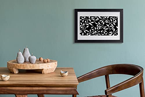 Affiche avec cadre 30x20 cm en MDF Tulup Abstraction Graphic