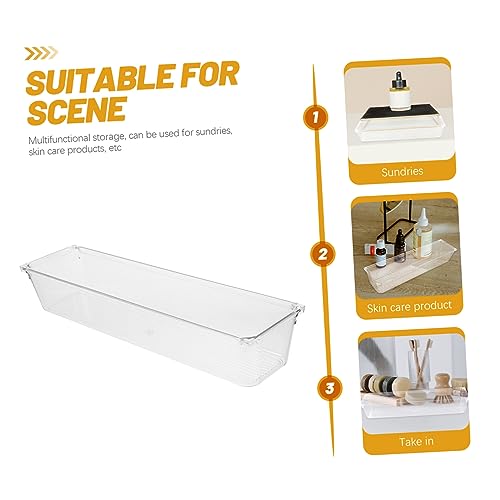 Boîte de rangement TOPBATHY en PET transparent de qualité supérieure