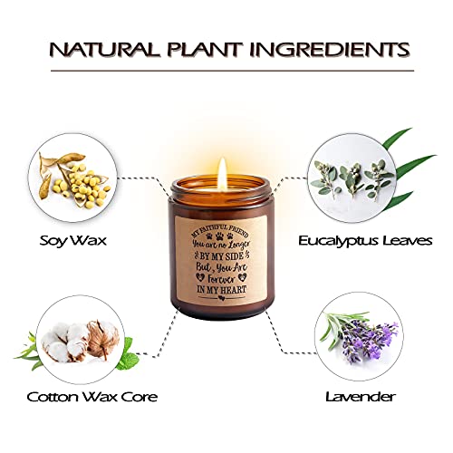 Aromaflare Lavander Scented Candles Dog Memorial Candle Gifts Pet Bereavement Present Sympathy Gift Ideas For Dogs Lovers Friends Familes #TOP2