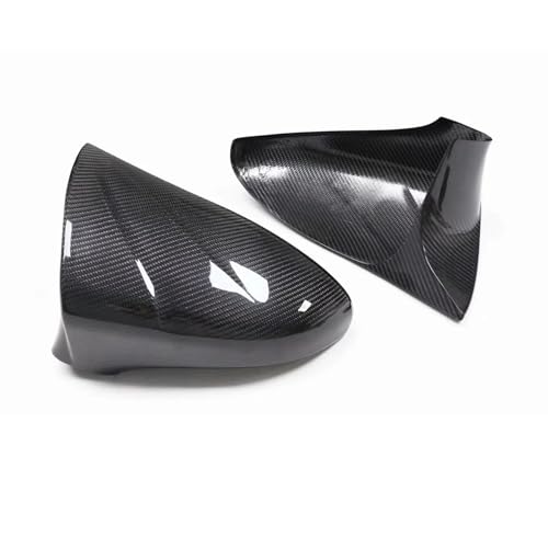 レクサス ES IS LS CT GS RC/RCF 2013-2018 カーボンファイバー カーサイドバックミラーカバー アドオン/交換スタイル LHD/RHD 対応(OX horn add on LHD)