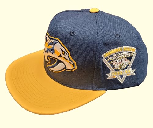 Mitchell & Ness Nashville Predators Snapback Navy/Gold miniatura 4
