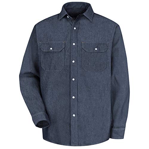 Red Kap Men's Deluxe Denim Shirt3