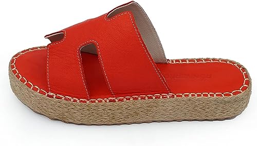 Sandales compensées Bonateks Femme FRRBTRLKY100282 rouge taille 37