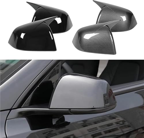 Rétroviseur latéral pour Tesla Model Y 2020-2023 capuchon de protection noir - 6