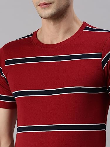 Image of ONN Men's Striped Relaxed Fit T-Shirt