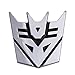 BestAuto® Auto Dekoration Transformers Aufkleber Logo Metall 3D Decepticon Emblem Badge Aufkleber Truck Auto Styling Car Styling Covers