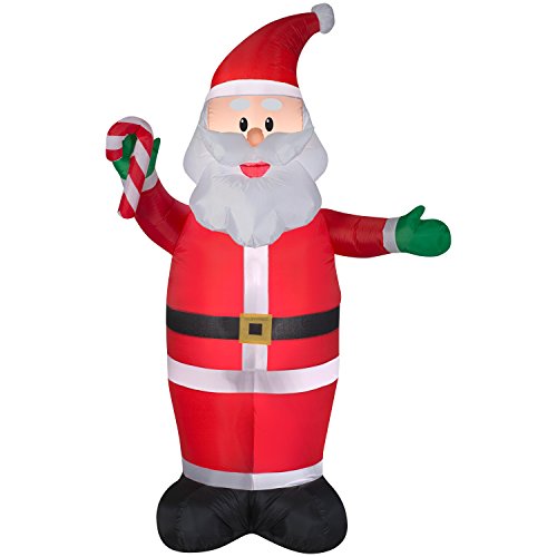 Gemmy 7 Ft. Tall Santa Clause Christmas Inflatable Lights Up Yard Decor Self-Inflates