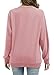Sunidol Womens Dog Paw Print Shirts Heart Graphics Long Sleeve Crewneck Pullover Loose Casual Dog Mom Sweatshirts Tops Pink M
