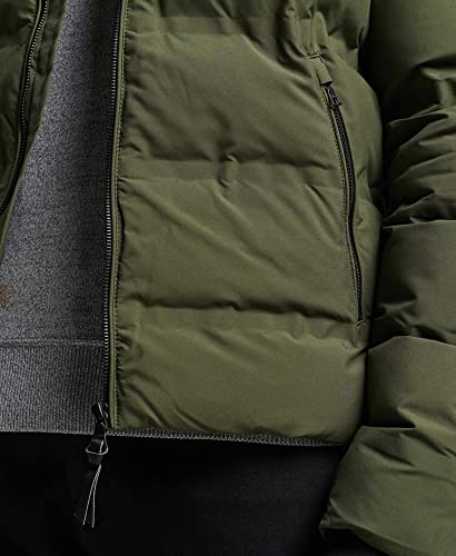 Superdry ULTIMATE RADAR QUILT JACKET, VESTE DE QUILT ULTIMATE RADAR Pour des hommes, Dark Moss, Large