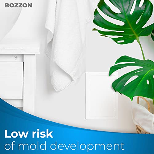 Image of Access Panel for Drywall - 12 x 16 inch - Wall Hole Cover - Access Door - Plumbing Access Panel for Drywall - Heavy Durable Plastic White