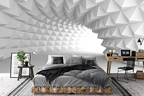 Carta da Parati Fotografica 3D Effetto Tunnel