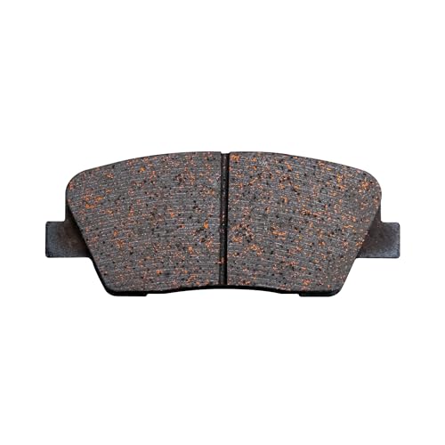 Image of Detroit Axle - Rear Brake Pads for Hyundai 2010-2016 Santa Fe, 2013-2016 Santa Fe Sport, 2011-2015 Kia Sorento, Ceramic Brake Pads w /Hardware 2014 Replacement