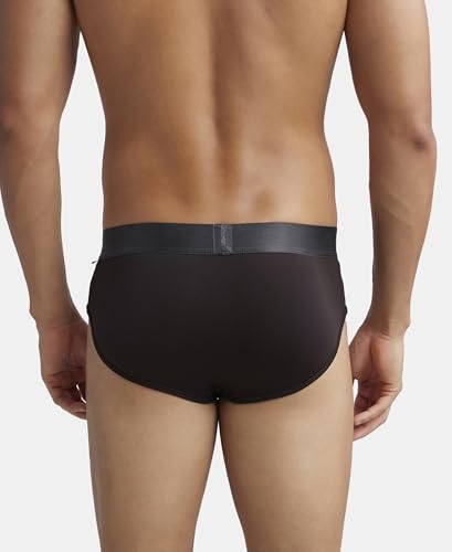Image of Jockey IC27 Men's Tactel Microfiber Elastane Stretch Solid Brief with Moisture Move Treatment