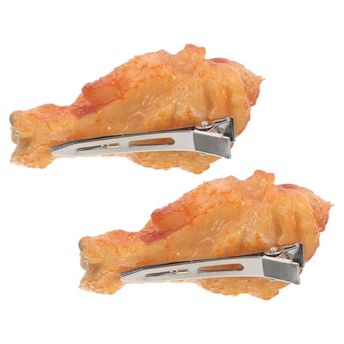 HAMPPLIES PVC���t���C�h�`�L���`��w�A�N���b�v ���j�[�N�ȃm�x���e�B�o���b�^ �����p�R�X�v���A�N�Z�T���[ �s�N�j�b�N��p�[�e�B�[���� 2�Z�b�g