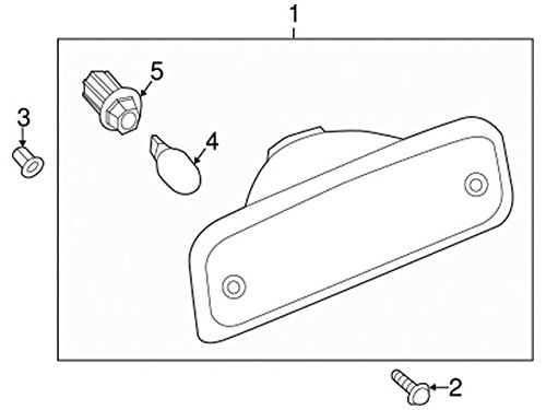 Genuine Nissan Parts - Lamp Assy-Stop,High Mounting (26590-1PA0A)