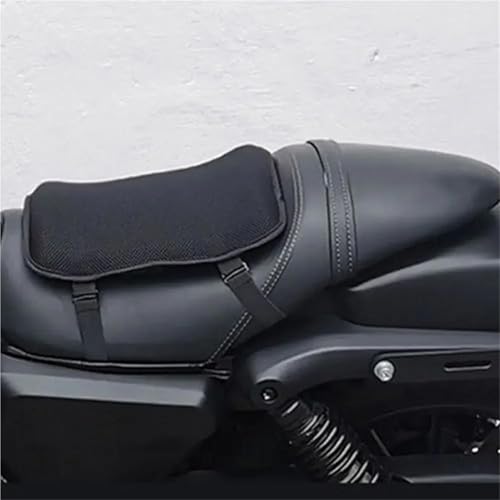 Funda de asiento para motocicleta cómoda con diseño de panal elástico para alivio de presión