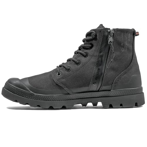 Palladium Unisex Pampa Recycled LT+ Waterproof Zip Boot, Black/Black, Men 11M/Women 12.5M by Palladium - Image 2