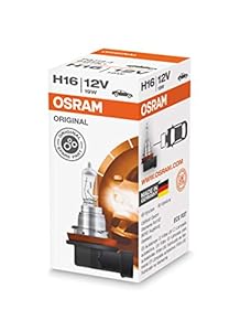 Osram H16 64219L+ Halogenlampe, 1er Faltschachtel
