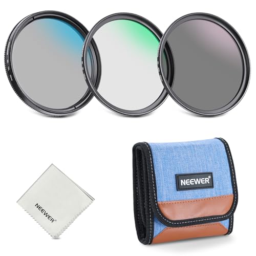 NEEWER 52mm Lens Filter Kit with Storage Case
