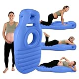 Ornatego 水陸両用マルチサポートクッション｜頭から足まで完全フィットで、浮遊・睡眠・ヨガまでこれ1台。あらゆる体型に寄り添う立体設計が、水中では安定浮遊を実現し、陸上では理想的なリラクゼーションを提供。マッサージ効果も備えた、あなたの日常とレジャーを豊かにする全く新しいサポートアイテム。 (ブルー)