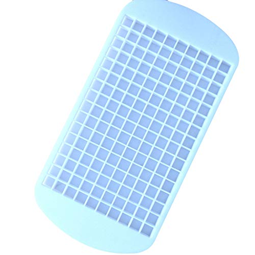Ice Cube Trays,Ice Mold,BCDshop 160-Ice Trays Covered Easy-Release Silicone Flexible Mini Ice Cube Block Maker Mould (White)