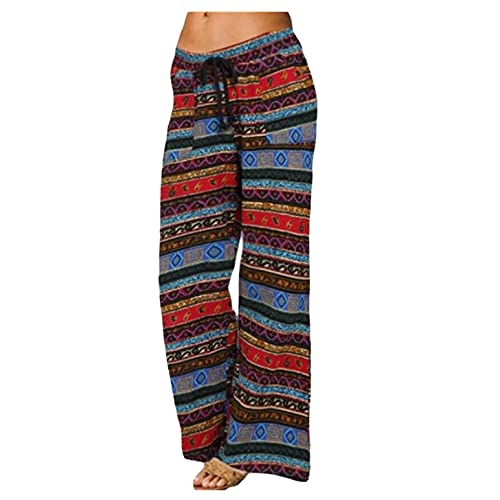 Pantalon large femme grande taille avec cordon pour éliminer les tensions