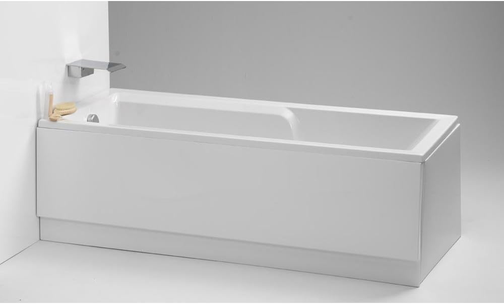 Bathroom White Acrylic 1700mm x 510mm Standard Bath Tub Front Side Panel by Marketst