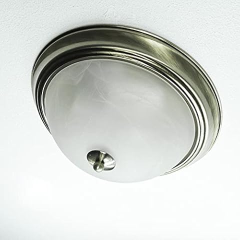 Lámpara de Techo Art Nouveau en Latón y Cristal de 2xE27 Cover