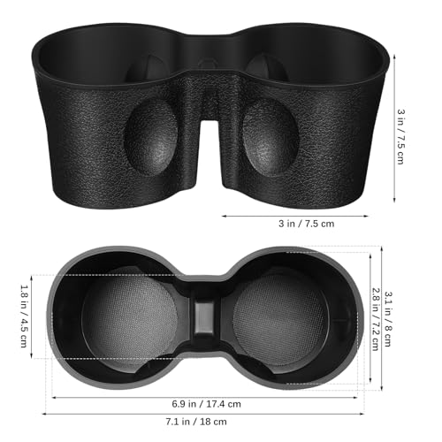 Insertos portavasos para carro compatible Tesla Model Y/3 miniatura 2