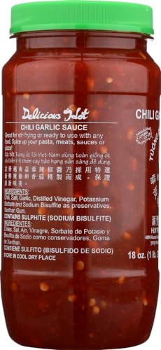 Image of Huy Fong Sauce Chili Garlic,18 oz, 3 Pack