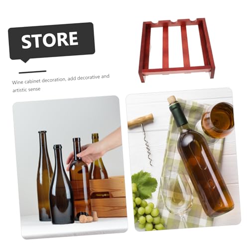 Soporte de Madera para Botellas de Vino Elegante para Mesa miniatura 6