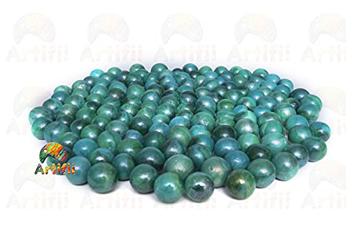 Image of Decorative Glass Marble Kanche Pebbles for Decoration & Kids Playing Kanche /goli Glass Marbles(Green 480 Gram)
