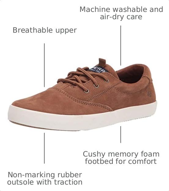 Image of Sperry Boys Spinnaker Washable (Little Kid /Big Kid) | Casual Shoes