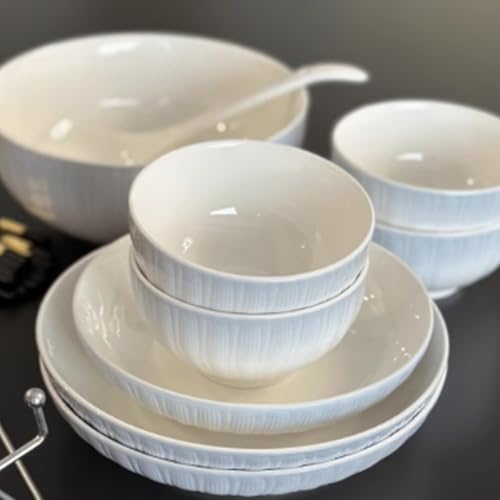 Vaisselle en céramique durable qui ne se raye pas pour 4 personnes