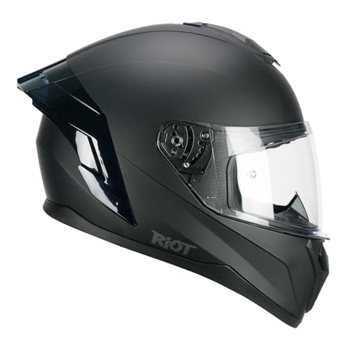 CGM Casco full face, 330A RIOT MONO Nero opaco, S (55-56cm)