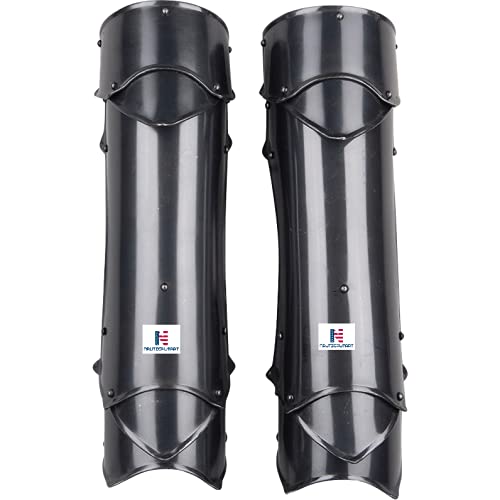 Nautical-Mart Rikomer Steel Greaves (Black)