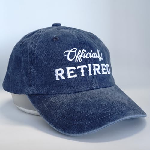 Image of Officially Retired Hat for Men Women Ritirement Gift, Embroidered Not My Problem Anymore Baseball Cap