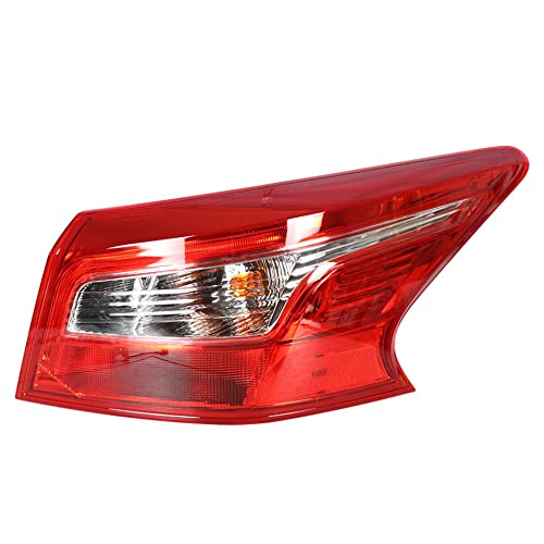 Genrics Tail Light Assembly Replacement For 2016 Nissan Sentra 265503Yu0A Outer Right Tail Lamp Passenger Side Tail Brake Signal Stop Lamp Assembly #TOP16