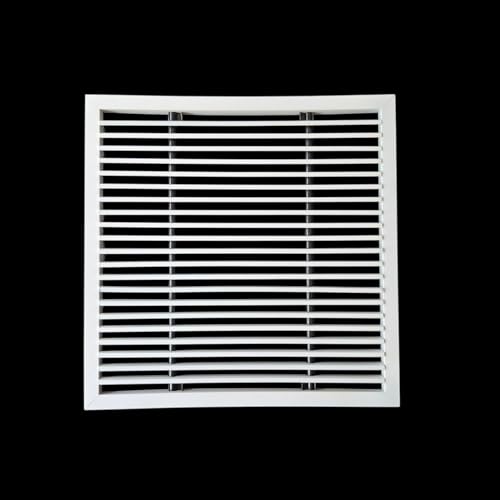 Image of Aluminium Powder Coated liner Grill, Grill for duct,ac jali, hvac, ventilation grill, home grill, ac louver grill,Return Air Grill for Wall, Sidewall and Ceiling (WHITE, 12 inch*12 inch)