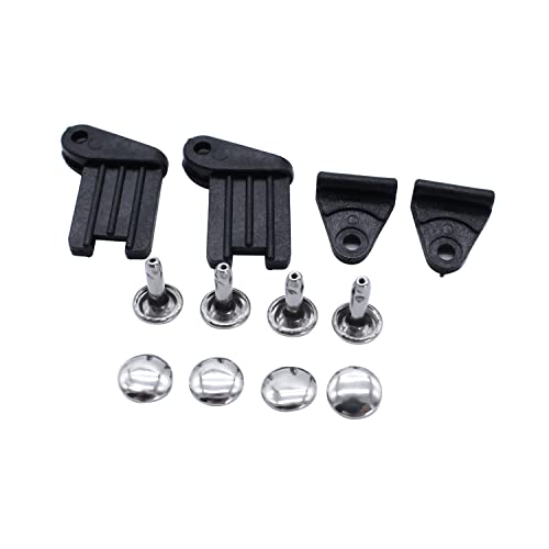 Kit de réparation de pare-soleil arrière 8 pièces noir pour BMW E39 E46 Série 5