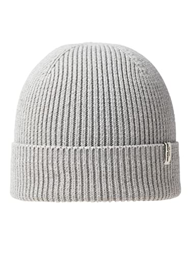 JACK & JONES Herren Jacbrink Ln Beanie M TZE, Light Grey Melange/,...
