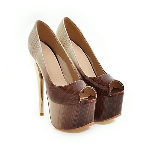 Chaussures de mariage Stiletto à talons hauts et plateforme pour briller lors des fêtes