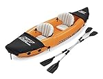 BESTWAY - Kayak Hinchable Hydro-Force Lite-Rapid 3...: Kayak para dos personas para relajarse, pescar o navegar por el lago o mar Asientos hinchables para disfrutar cómodamente durante horas explorando y navegando por el agua Está fabricado con PVC duradero e incluye 2 remos y parche de reparación Una al...