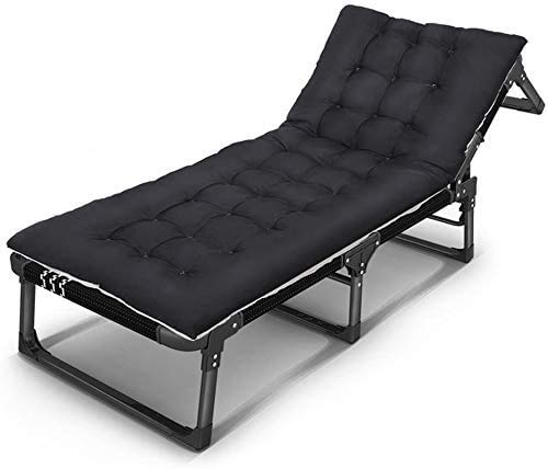Chaise longue pliante et lit de bronzage réglable pour extérieur et plage