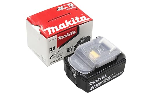 Makita BL1830B Batteria Li-Ion 3.0Ah 18Volt Con Indicatore Di Carica-1975995, Nero - 7