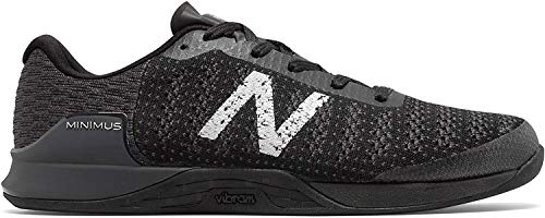 New Balance Men's Minimus Prevail V1 Cross Trainer, Black/Magnet/Metallic Silver, 10.5 M US