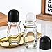 OTXKXBLP 2PCS Glass Empty Roller Bottles with Plastic Roller Ball, Deodorant Roll On Bottles Containers Leak Proof Massage Roller Ball Bottle with Cap For Essential Oils Perfume Cosmetics (2pcs 30ml)