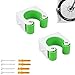 Produktbild Ytesky 2 Pcs Fahrrad Wandhalterung,Fahrradhalter Wandhalterung für Mountainbike, Indoor wandhalterung fahrrad,Parkschnalle, Platzsparende(Grün)